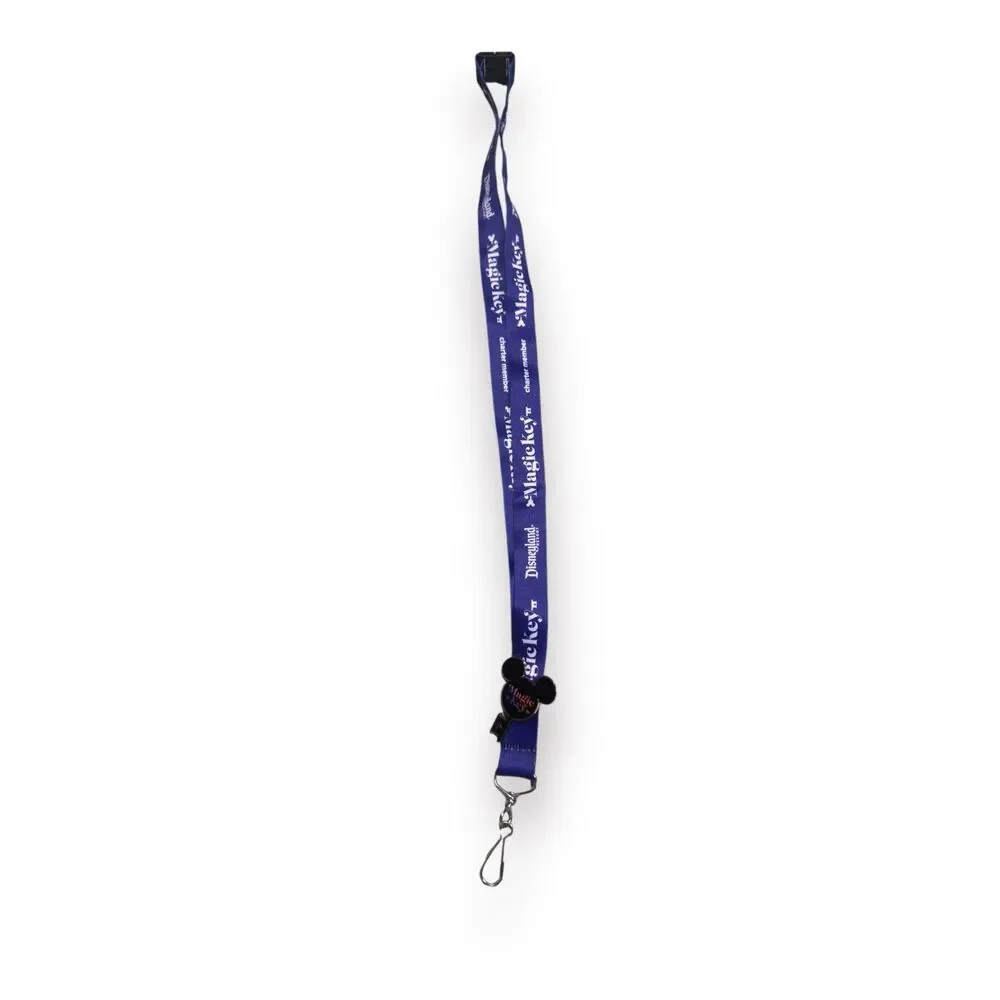 Disney Magic Key‎ Holder Lanyard with Magic Key Pin Disney Blue